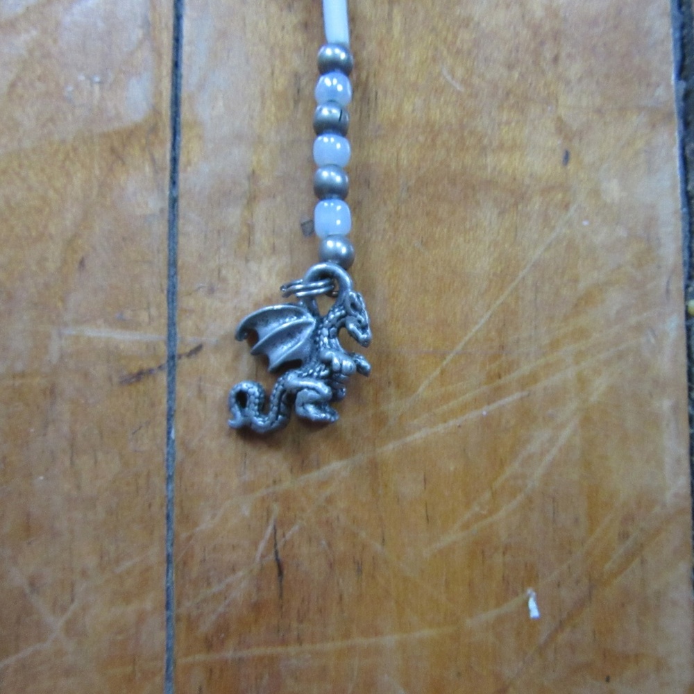 Dragon Hair wrap necklace keychain charm